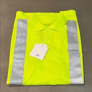 High-Visibility Yellow Polo Shirt